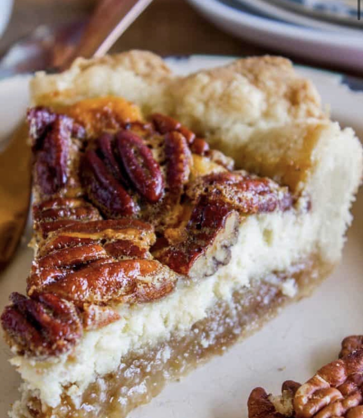 Southern Pecan Cheesecake Pie